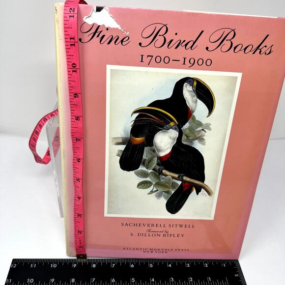 Fine Bird Books 1700-1900 by Sacheverell Sitwell Atlantic Monthly hardcover book - Picture 4 of 13